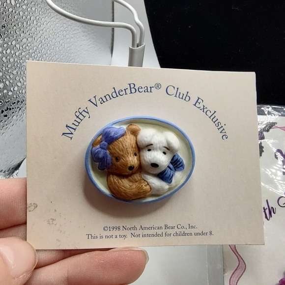 💥 3/$20 Two Muffy Vanderbear Pins. 10th Anniversary and  Club Exclusive! - Picture 7 of 8